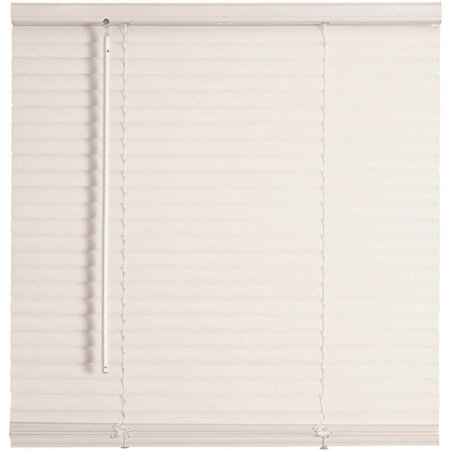 CHAMPION TruTouch White Cordless Light Filtering Vinyl Mini Blinds with 1 in. Slats 23 in. W x 36 in. L 527337